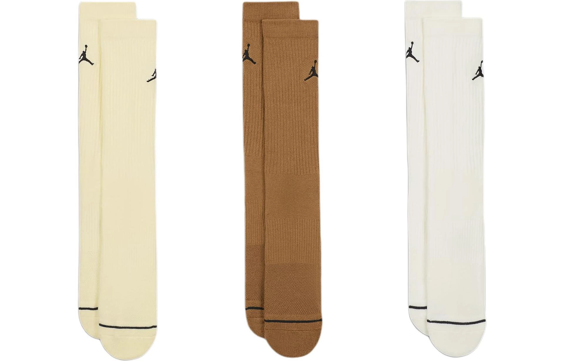 Jordan Everyy Crew Socks (3 pairs)Logo 3