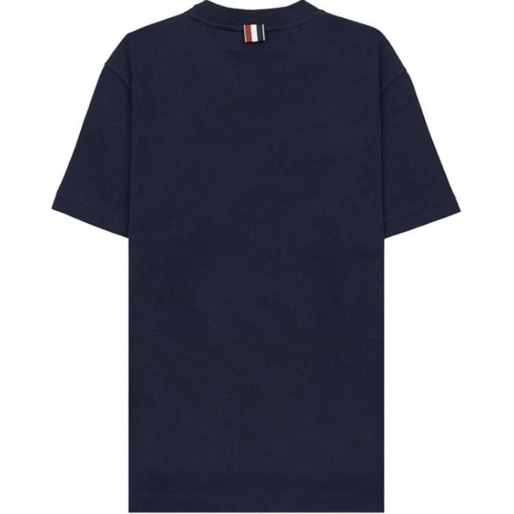 THOM BROWNE SS24 Festive Jersey Short Sleeve Button Hector Tee T