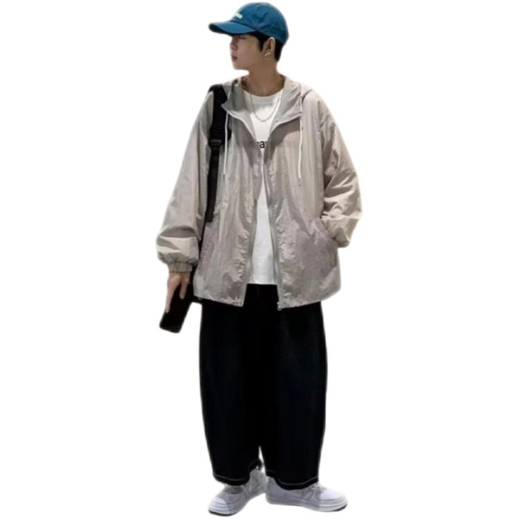 木木兔 薄款户外钓鱼服透气外套潮防晒服 男款