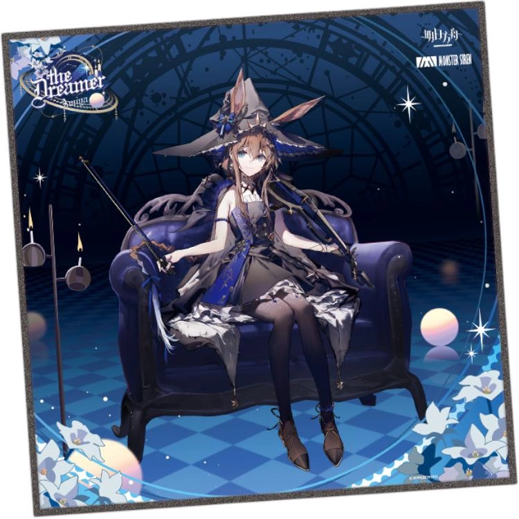 明日方舟 阿米娅 塑心 夜莺 霍尔海雅 伊内丝 签名板-梦人系列 色纸