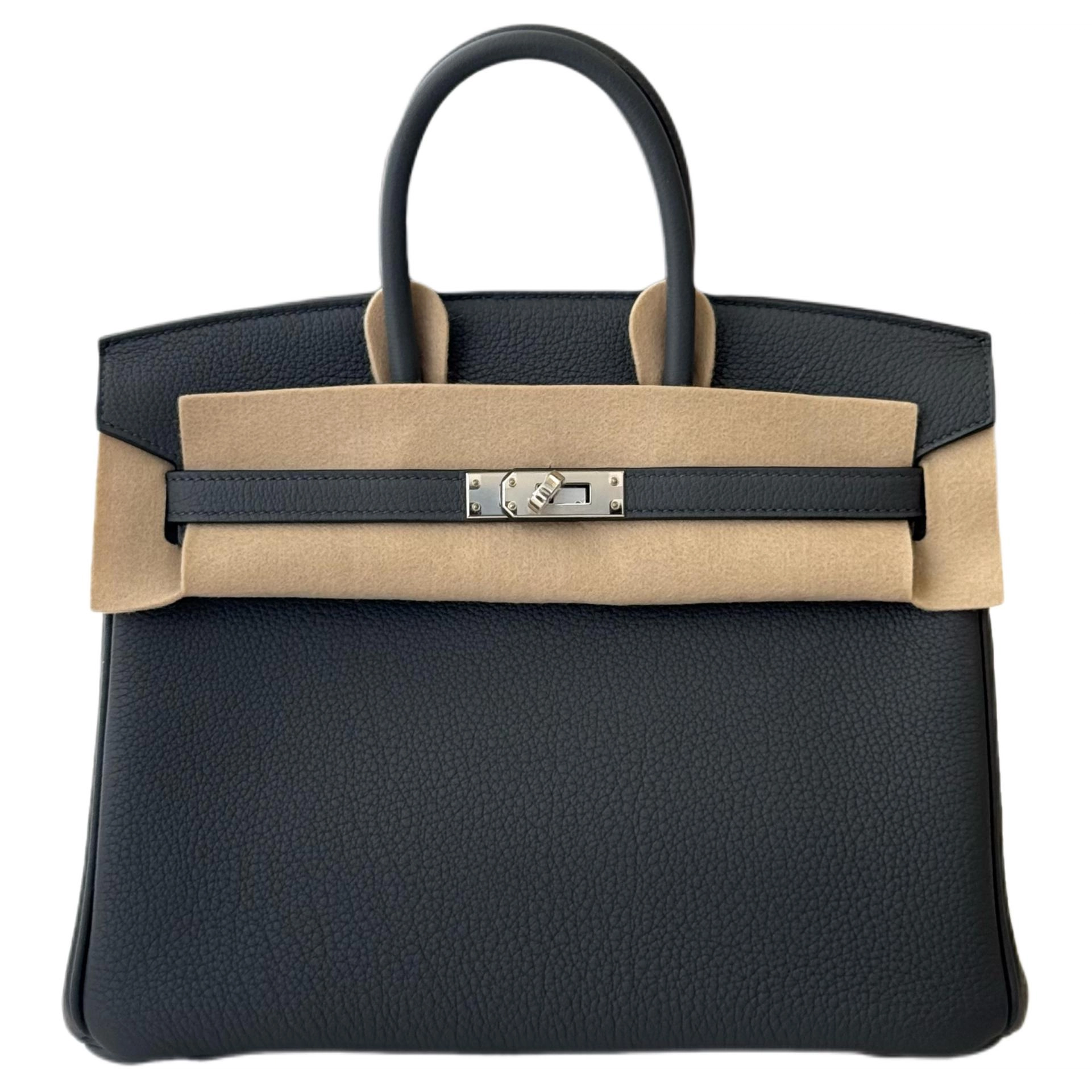 HERMES Birkin 25 H0 Gris Misty