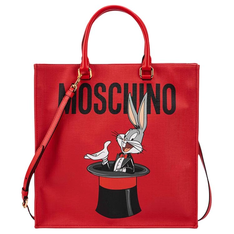 MOSCHINO x LOONEYTUNES Logo Tote