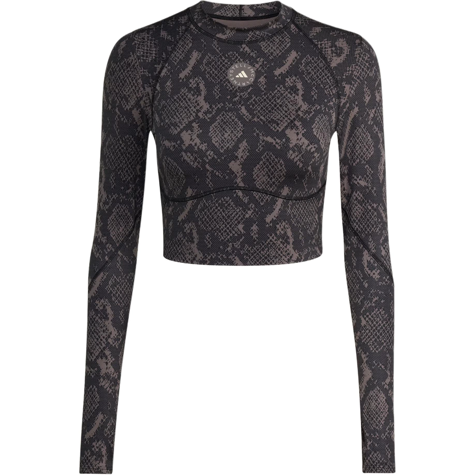 adidas Stella McCartney LONGSLEEVE CROP PRINTED T