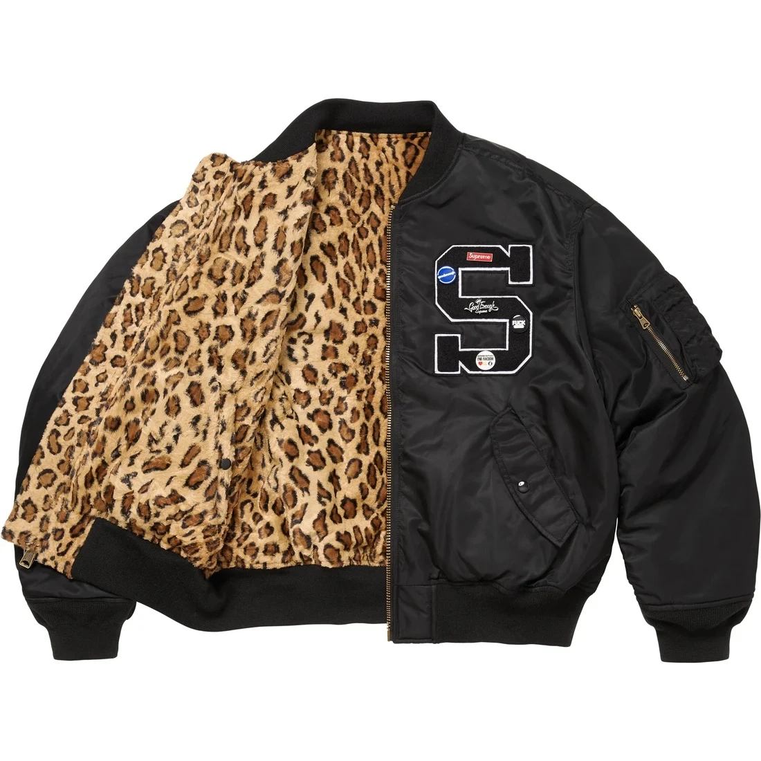 Supreme x GOODENOUGH SS25 WEEK15 Reversible MA-1 logo