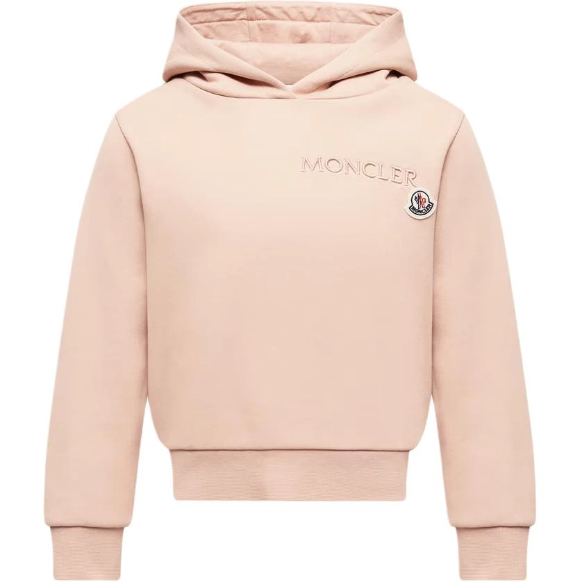 MonclerLogo Embroidered Logo Cotton Hoodie