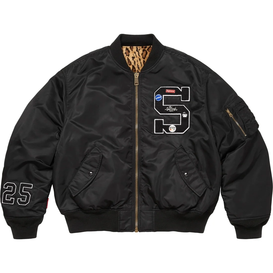 Supreme x GOODENOUGH SS25 WEEK15 Reversible MA-1 logo