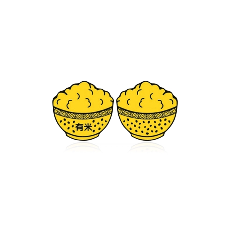 重庆金店 有米 招财进宝 财源滚滚有钱花 新中式国潮萌趣可爱创意 足金 一口价 金片 男女同款情侣款