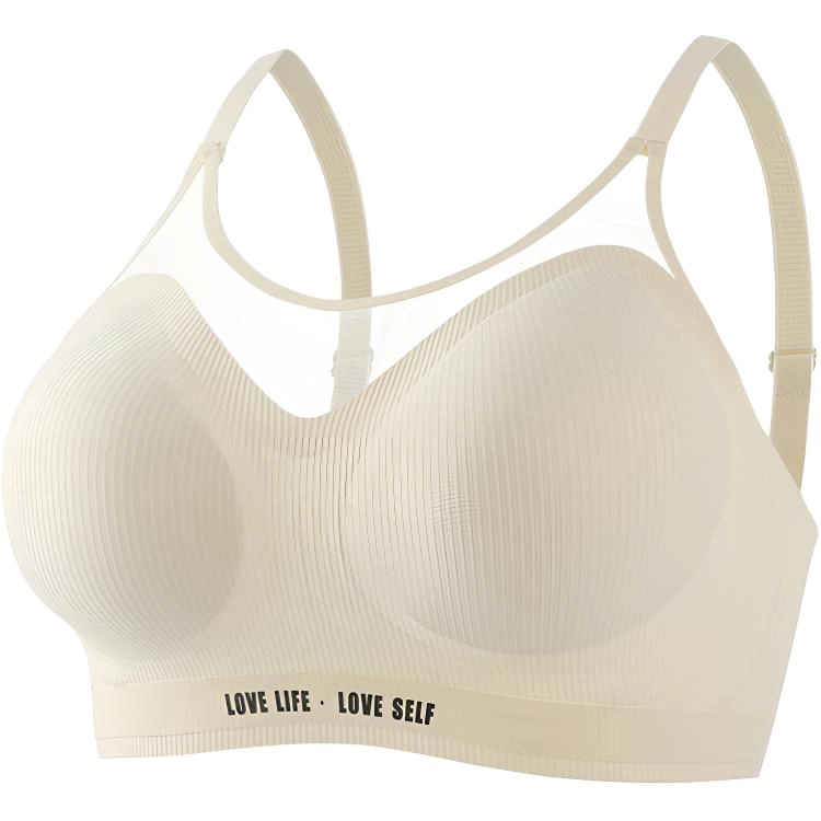 草本初色 薄款无痕无钢圈小胸聚拢防下垂收副乳文胸 女款