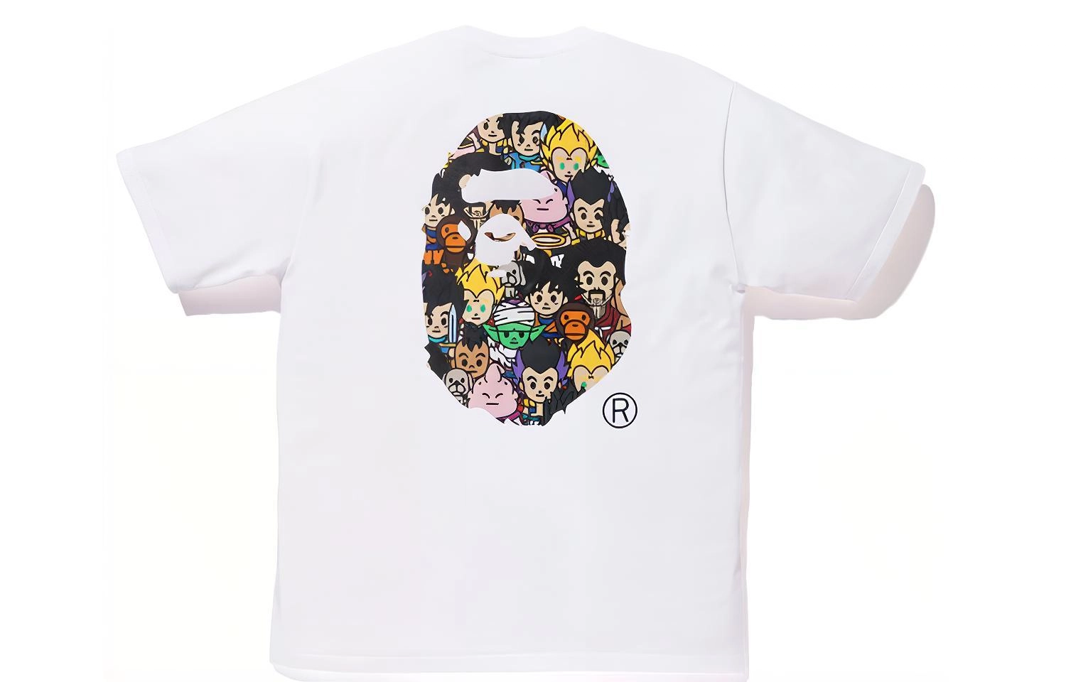 A BATHING APE x DRAGON Ball Z Ape Head Tee T