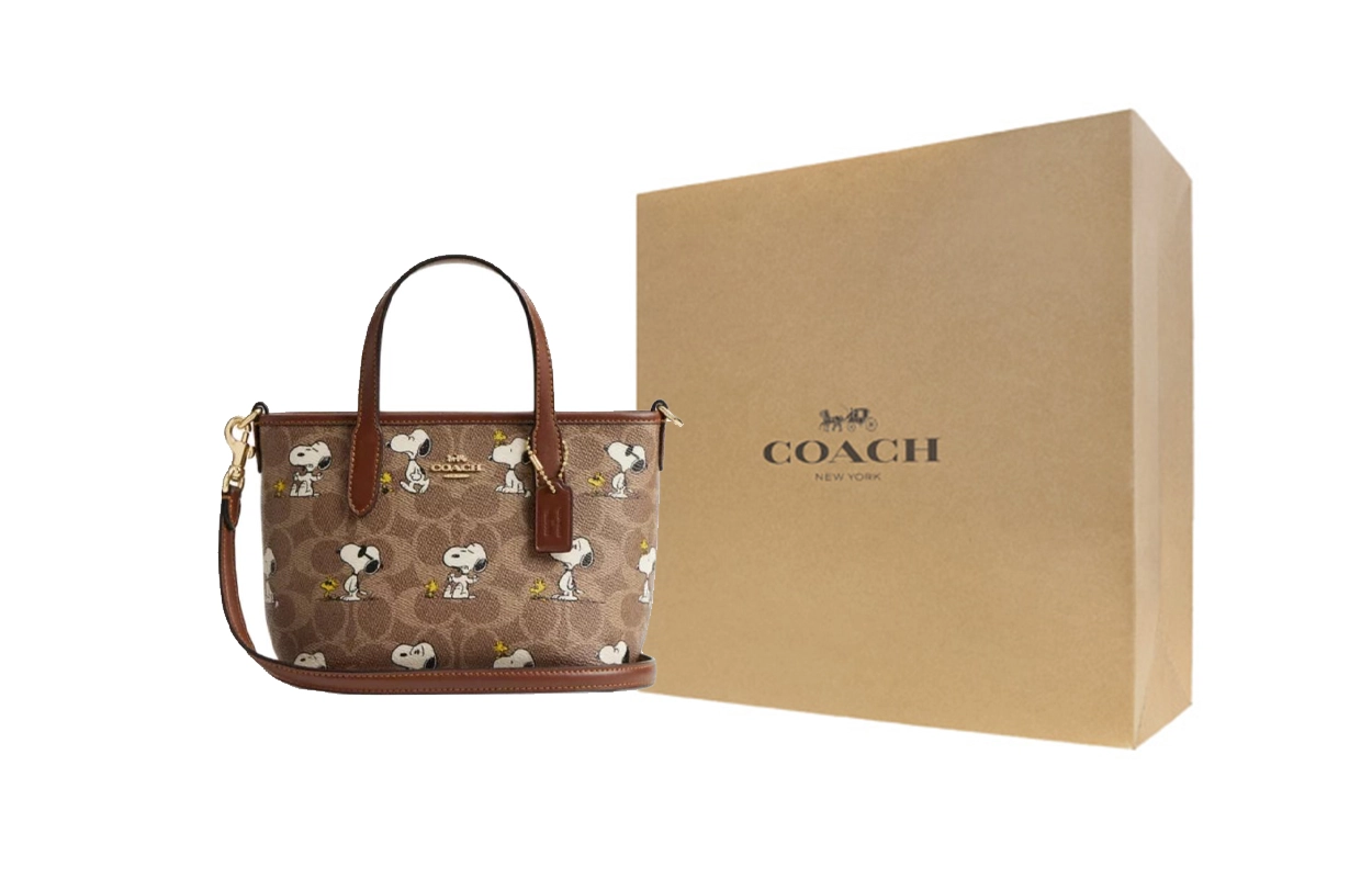 COACH x PEANUTS City 15Logo Tote