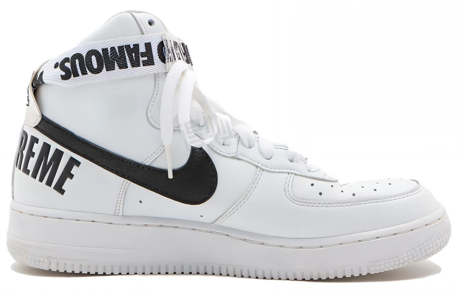 Supreme x Nike Air Force 1 World Famous White
