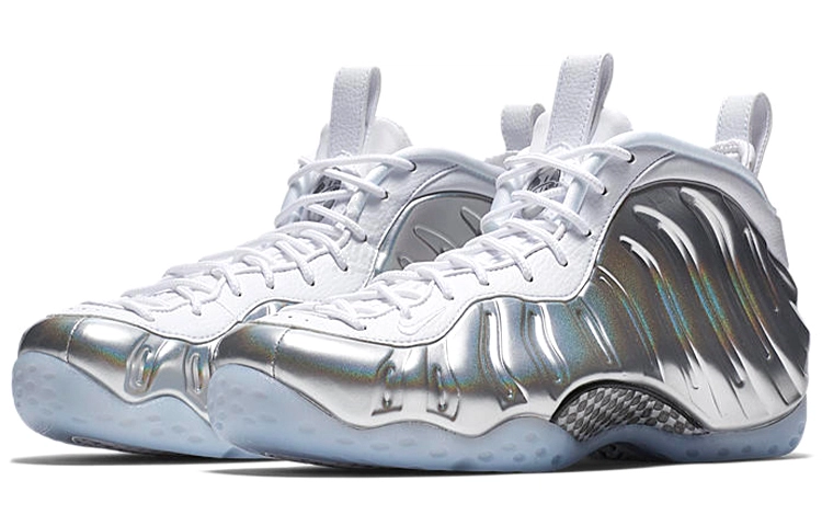 Nike Foamposite One chrome white