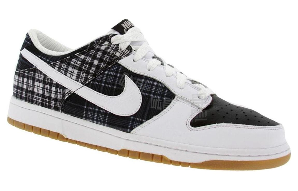 Nike Dunk Plaid White Black