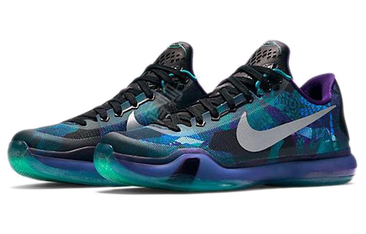 Nike Kobe 10 EP Overcome Emerald Glow Reflect Silver Court "Purple"