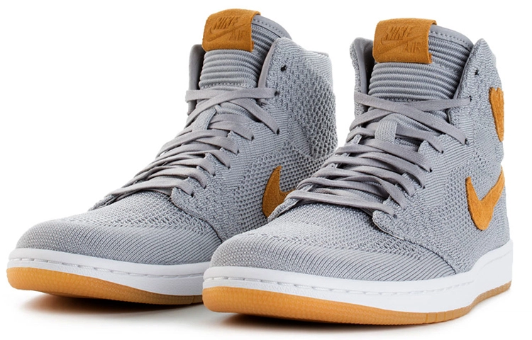 Jordan Air Jordan 1 Retro High Flyknit Wolf Grey