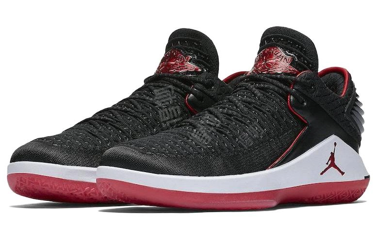 Jordan Air Jordan 32 Low Banned Bred Black University Red