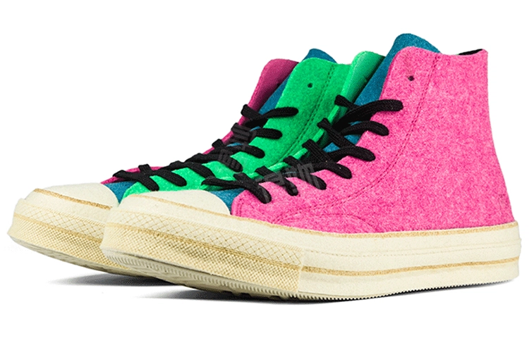 J.W.Anderson x Converse 1970s Hi "Fuchsia Purple Island Green"