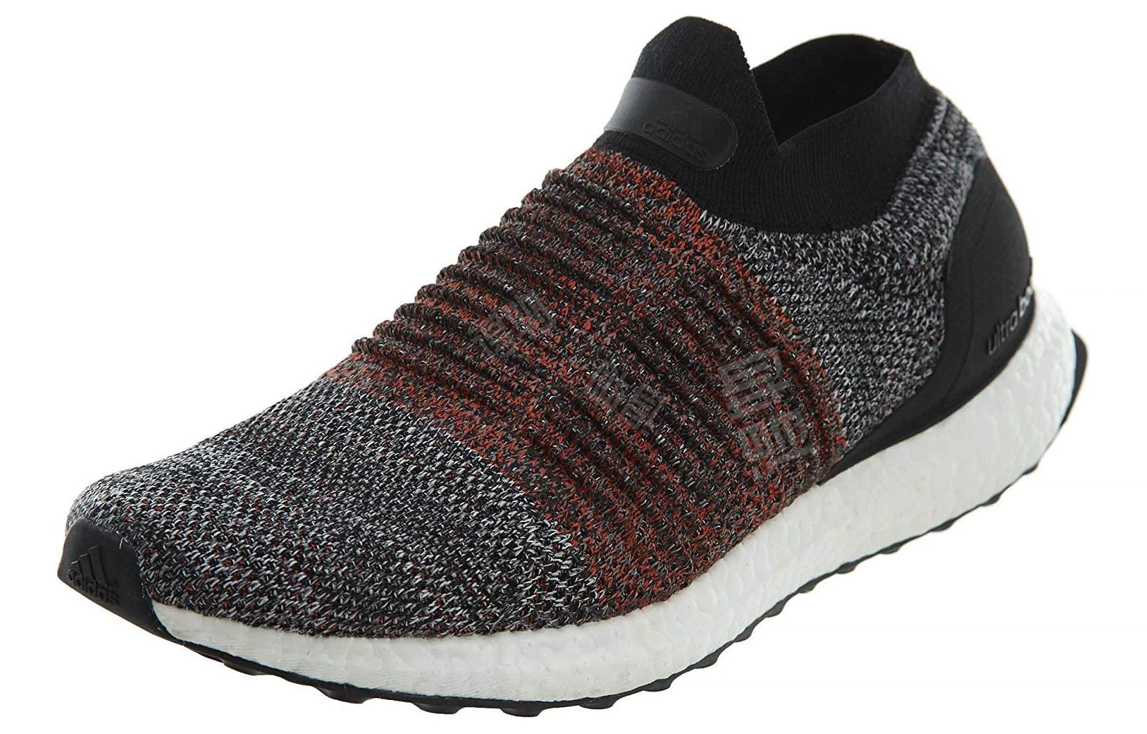 adidas Ultraboost Laceless Mid Black White Orange