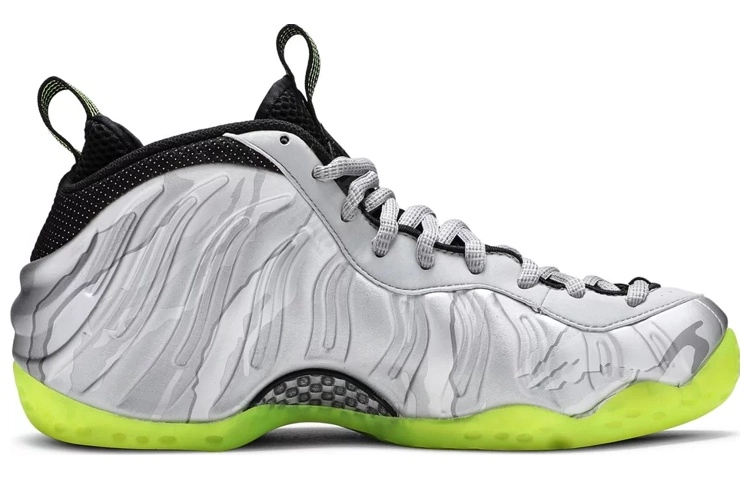 Nike Foamposite One Silver Volt Camo 3M