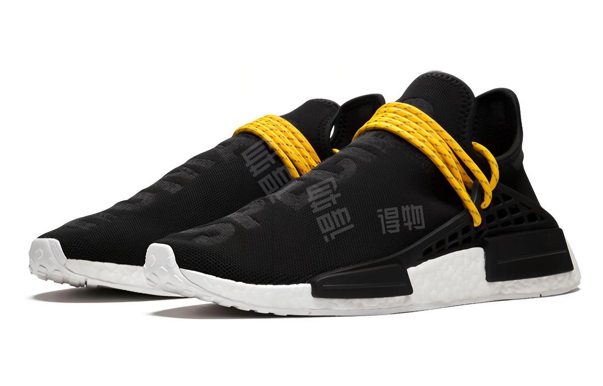 Pharrell Williams x adidas originals NMD HU Human Species Black
