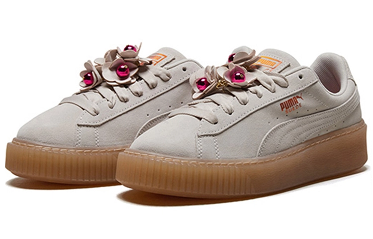 PUMA Suede Platform Flower Tassel