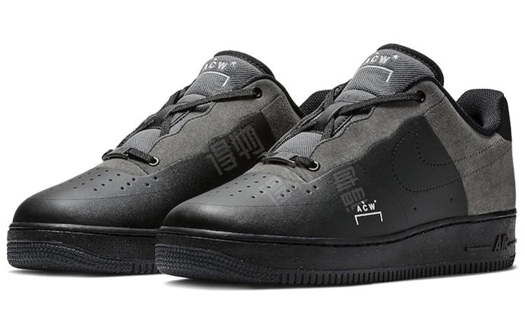 A-COLD-WALL* x Nike Air Force 1 Black acw