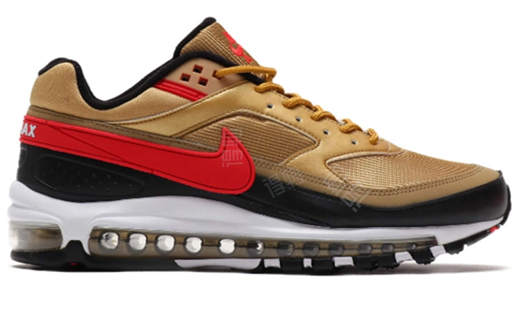 Nike Air Max 97 BW "Metallic Gold University Red Black"