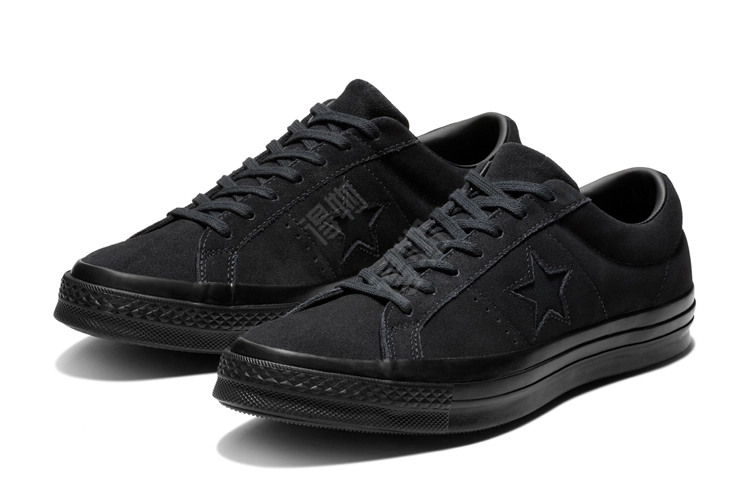 Converse one star Suede Triple Black Low Top