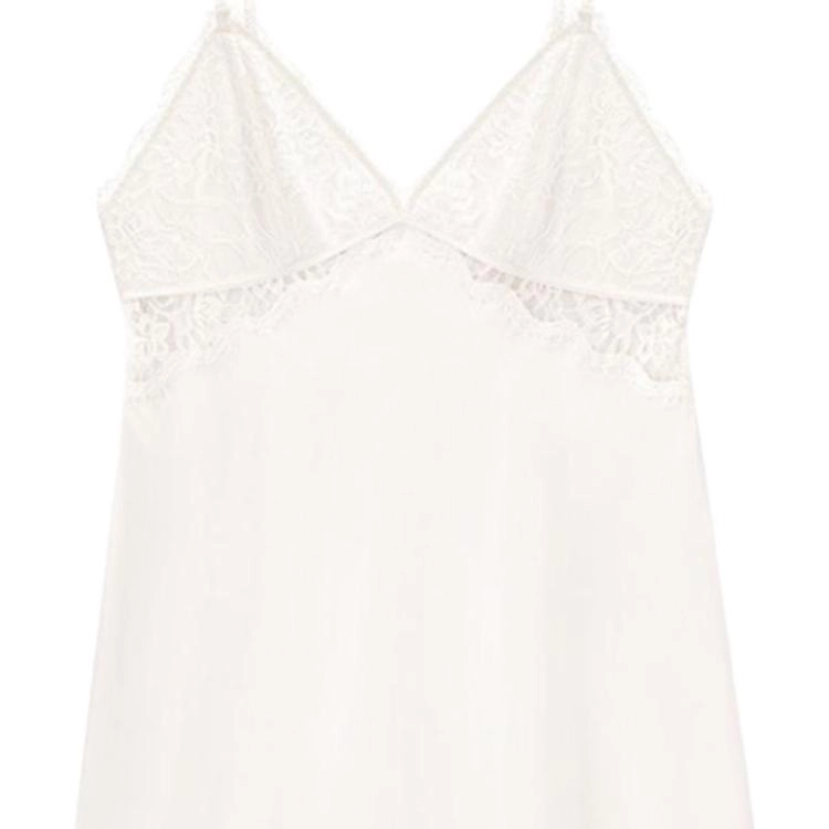 Victoria's Secret PINK SEXY WHO Sexy deep V nightgown with floral lace sgwe
