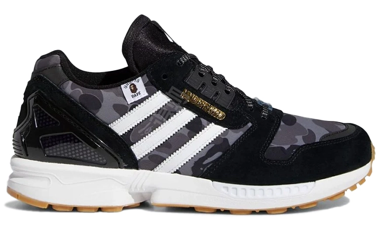 Bape x UNDEFEATED x adidas originals ZX 8000