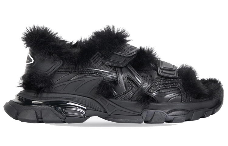 Balenciaga Track Sandal Fake Fur