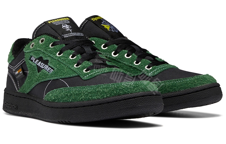 PLEASURES x Reebok Club C 85
