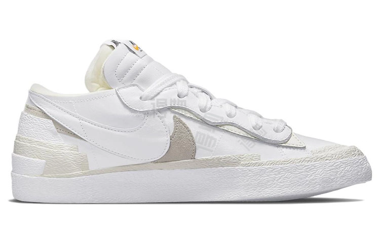Sacai x Nike Blazer Low "White Patent Leather"