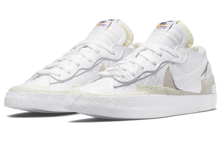 Sacai x Nike Blazer Low "White Patent Leather"