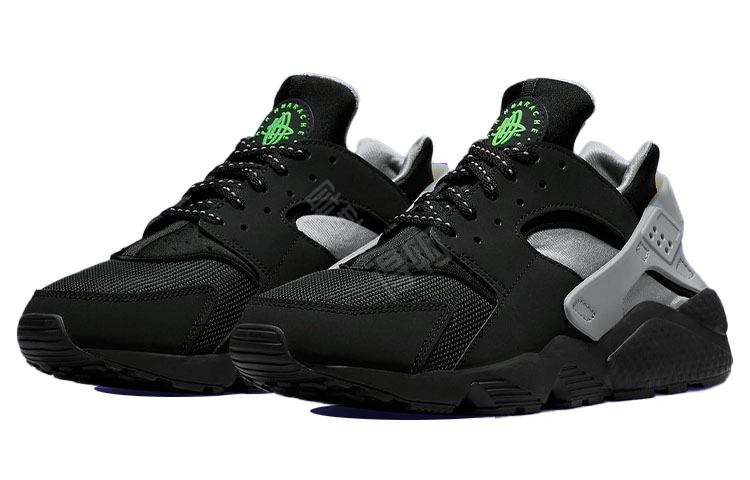 Nike Air Huarache Black Neon