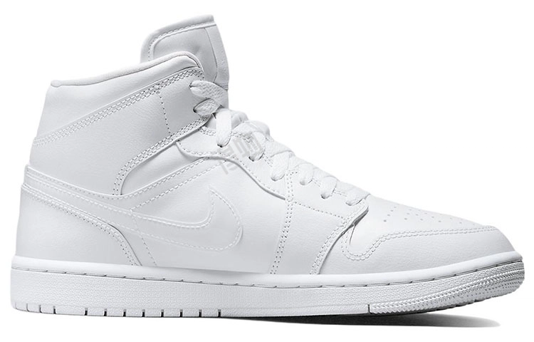Jordan Air Jordan 1 Mid Triple White
