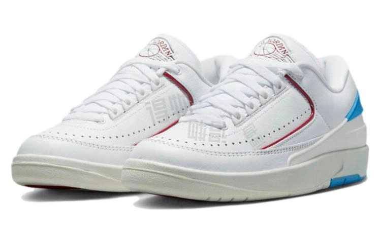 Jordan Air Jordan 2 Low "Gym Red and Dark Powder Blue"