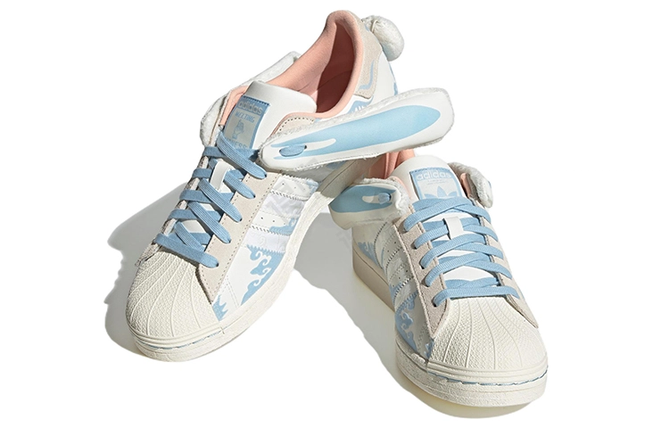 melting sadness x adidas originals Superstar Papercut
