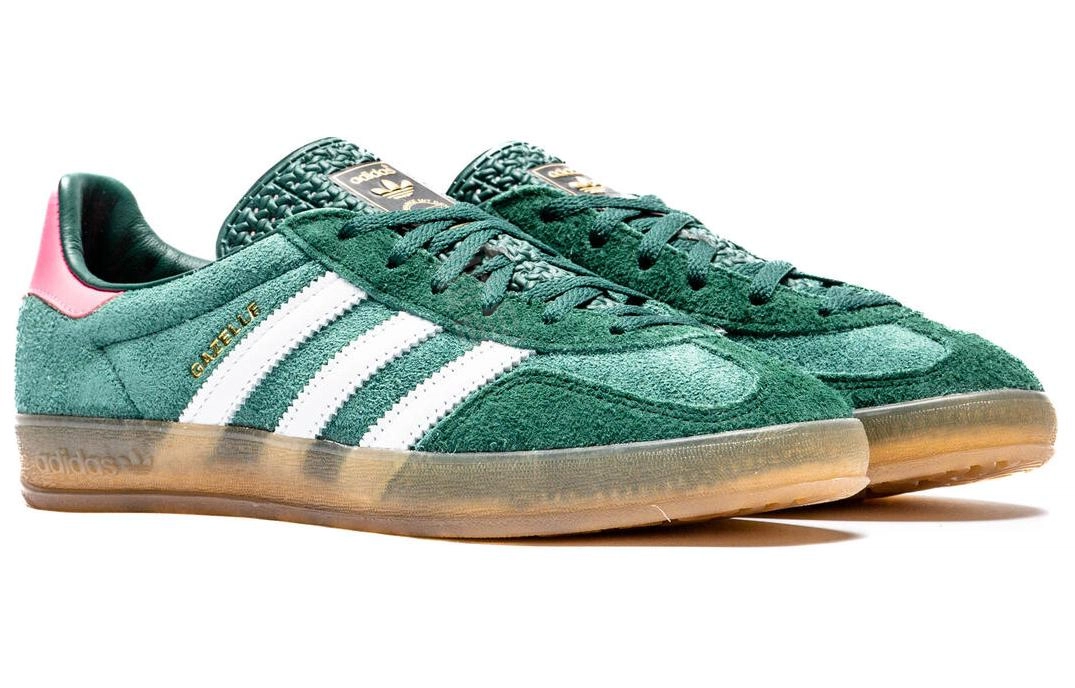 adidas originals Gazelle Indoor leather-trimmed suede