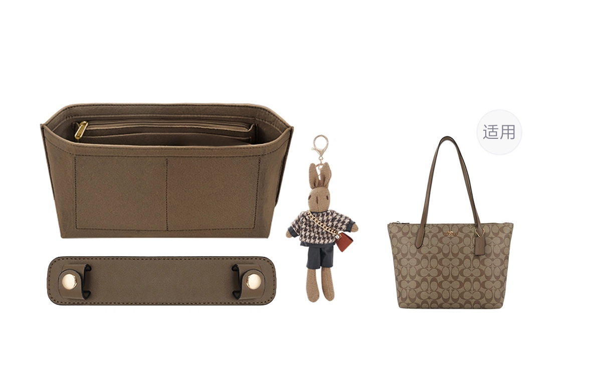 GUYI coach Zip Top Tote30