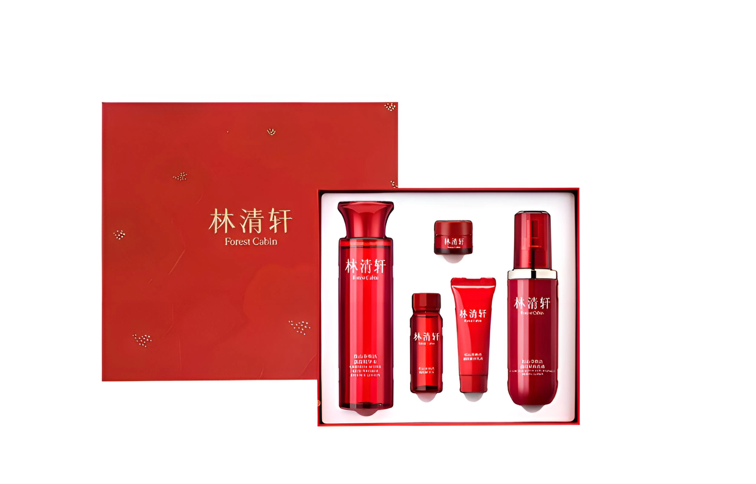 林清轩 红山茶水修护护肤套装 舒缓保湿 五件套