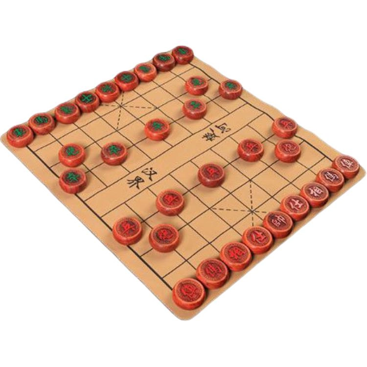 得笙陌 中国象棋红木棋子国潮新中式益智潮玩 缅花 木作 男女同款情侣款