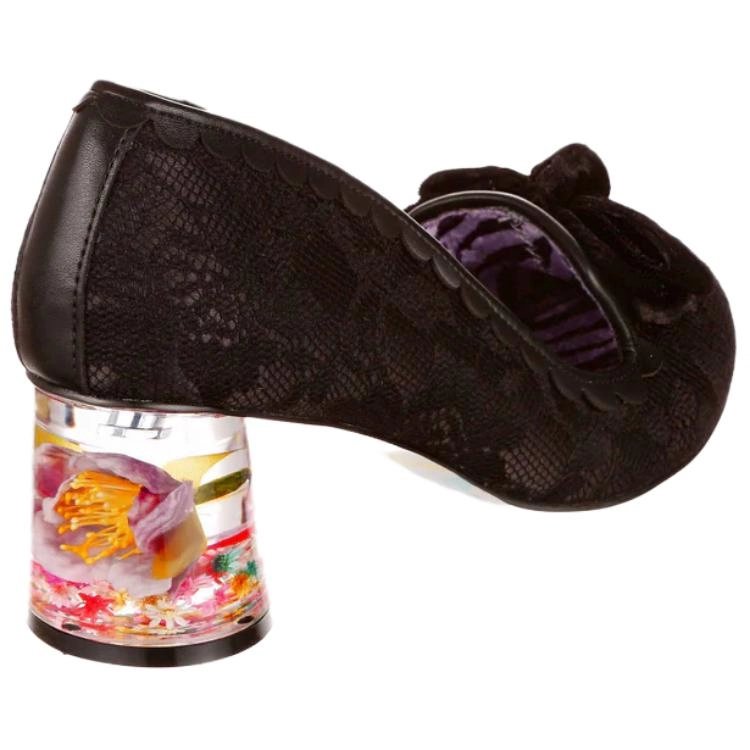 IRREGULAR CHOICE Frosted Flower PU 5.9cm