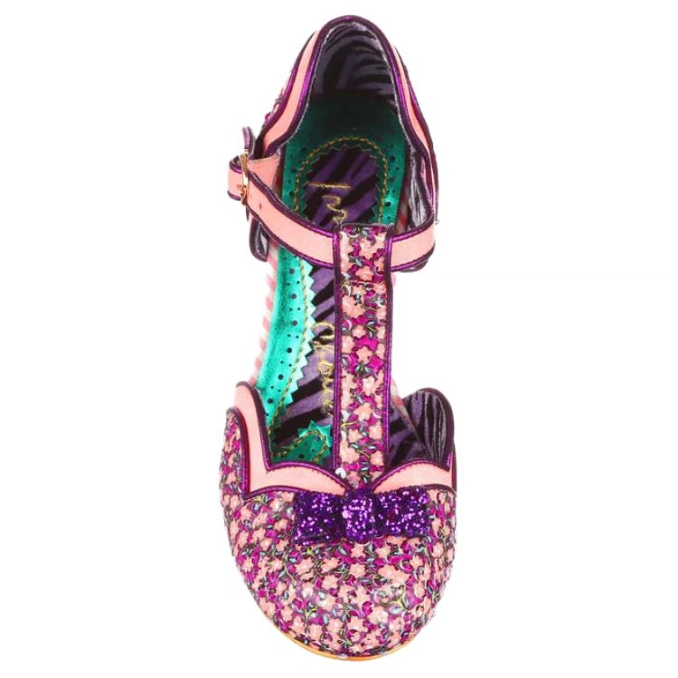 IRREGULAR CHOICE Crystal Bloom PU 5.9cm
