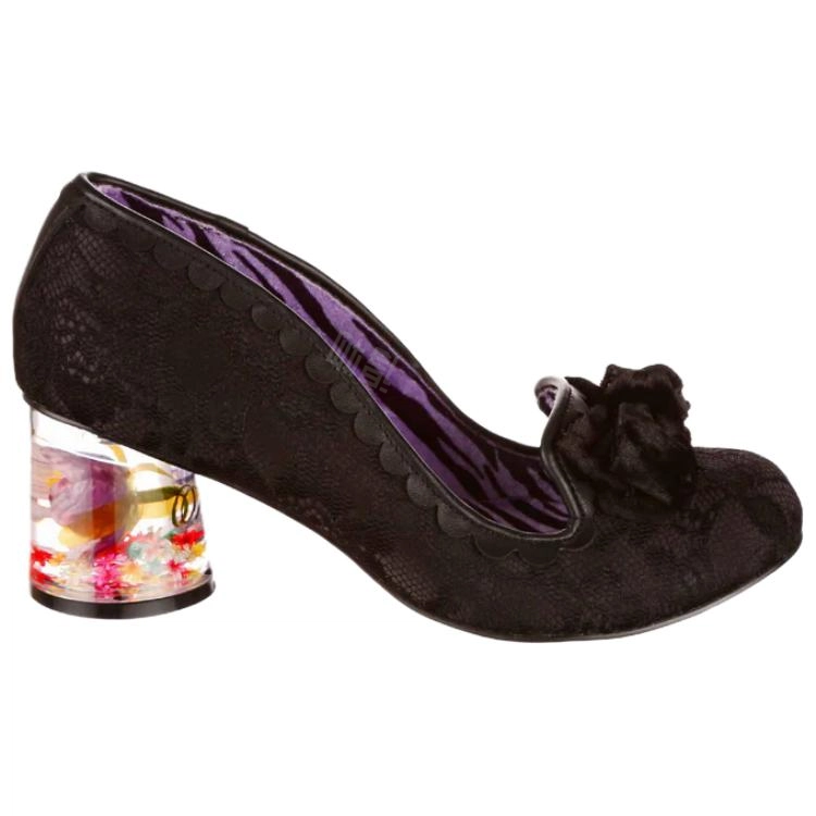 IRREGULAR CHOICE Frosted Flower PU 5.9cm