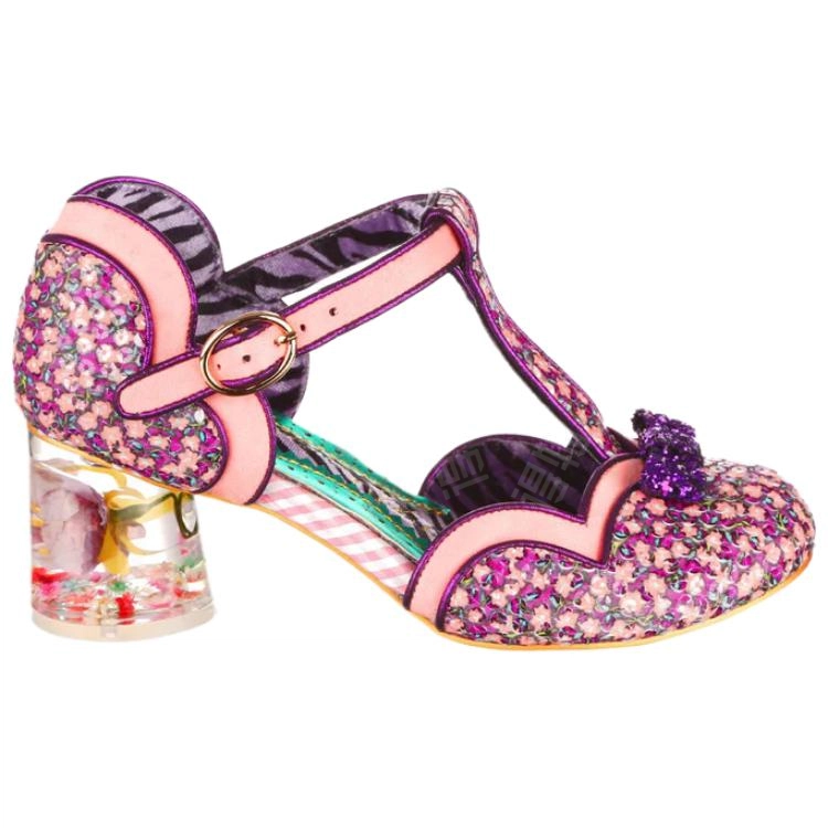 IRREGULAR CHOICE Crystal Bloom PU 5.9cm