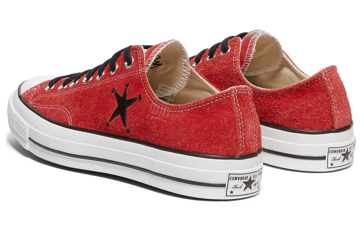Stussy x Converse Chuck 70 Ox Poppy Red