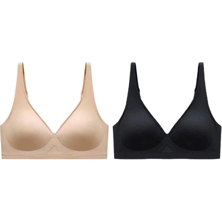 欧迪芬 无痕聚拢收副乳防下垂美背无钢圈文胸 女款 组合装