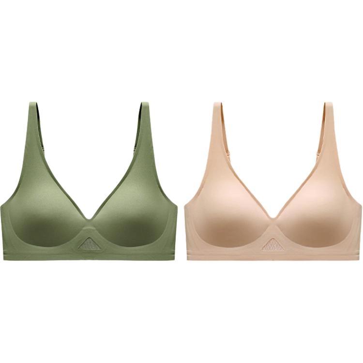 欧迪芬 无痕聚拢收副乳防下垂美背无钢圈文胸 女款 组合装