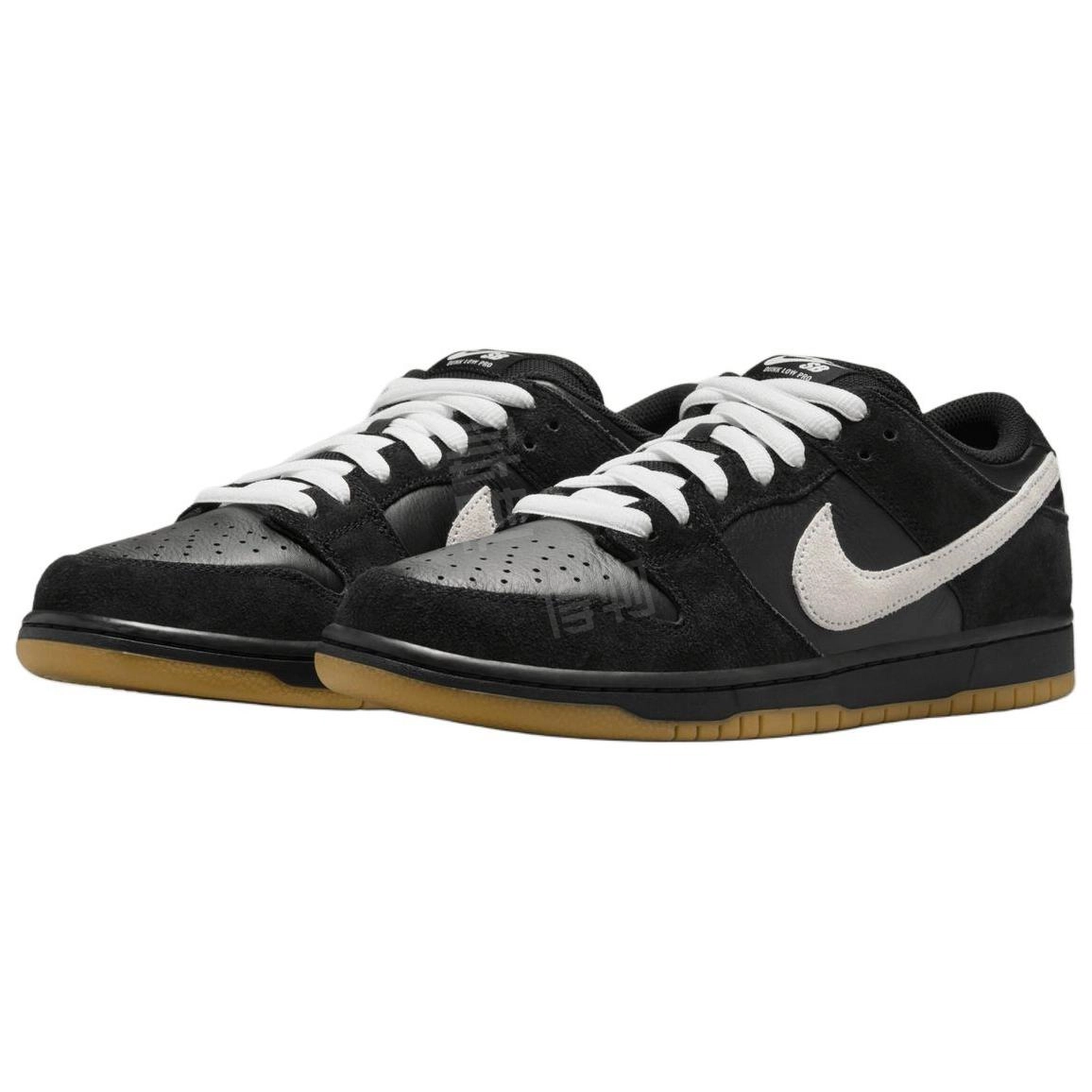 Nike Dunk SB LOW PRO Black SuedeWhiteGume